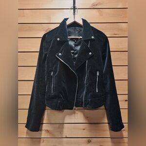 PAIGE Shanna Suede Moto Jacket Size S
